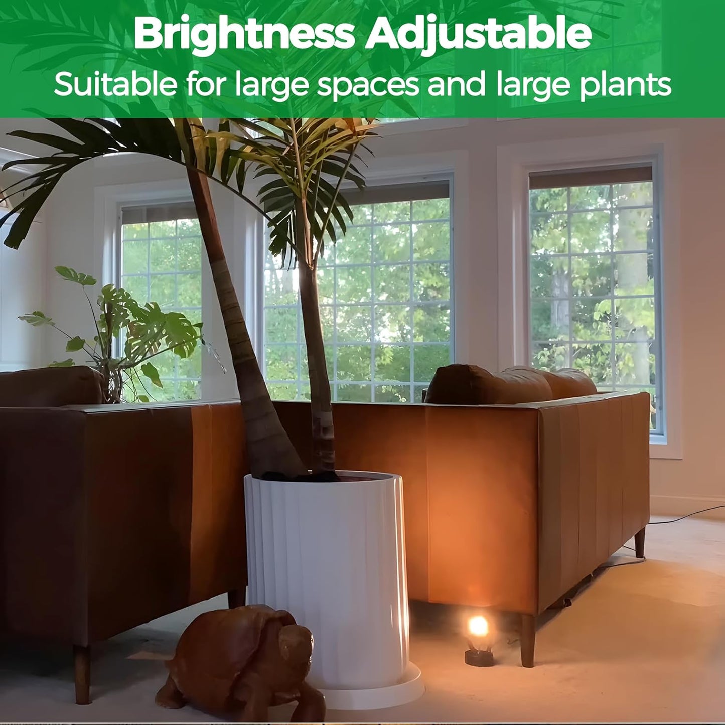 12W LED Indoor Spotlights, Uplights with Foot Switch, 3000K/4000K/5000K Accent Lighting, 5.9 FT Cord